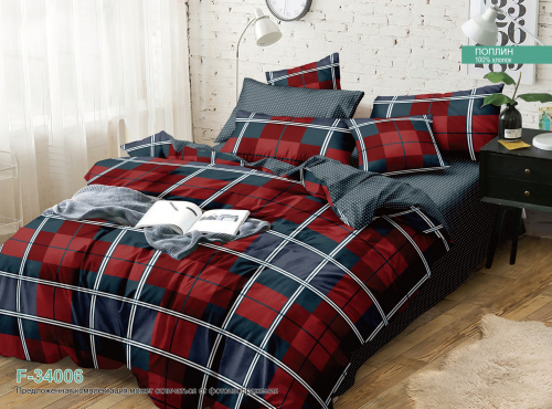 КПБ Поплин на резинке Арт. F-34006